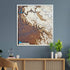 Wooden 3D topographic map of Arizona wall art.